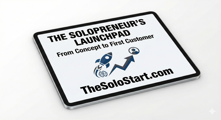 The Solopreneur's Launchpad: From Concept to First Customer logo