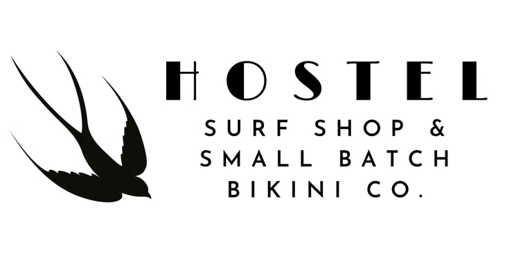 Hostel Surf Shop and Small Batch Bikini Company logo
