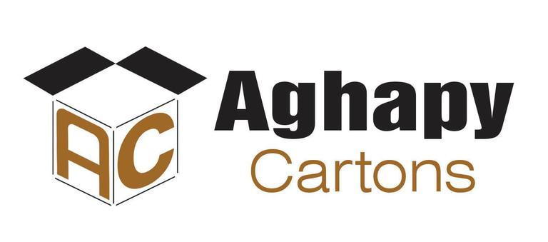 Aghapy cartons box logo