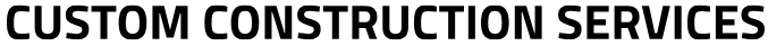CUSTOM CONSTRUCTION SERVICES logo