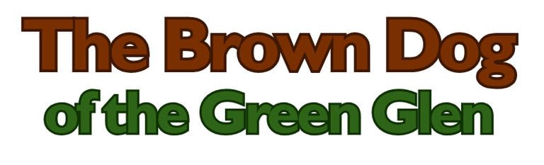 The Brown Dog of the Green Glen logo