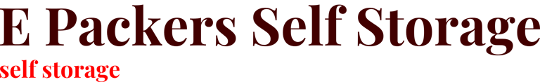 E Packers Self Storage logo