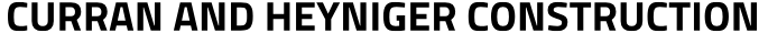 CURRAN AND HEYNIGER CONSTRUCTION logo
