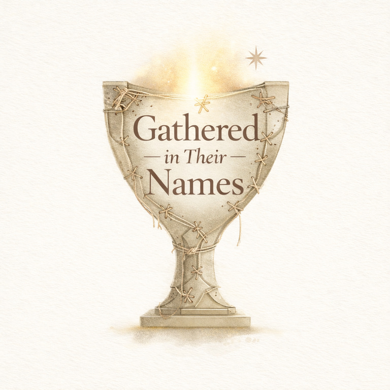 Gathered in Their Names logo