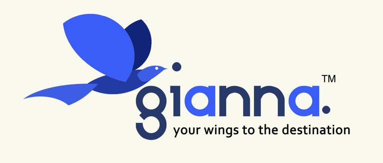 gianna.in your wings to the destination logo