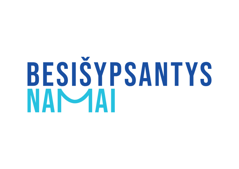 Besišypsantys Namai logo