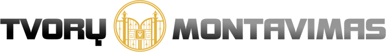 Tvorų montavimas logo