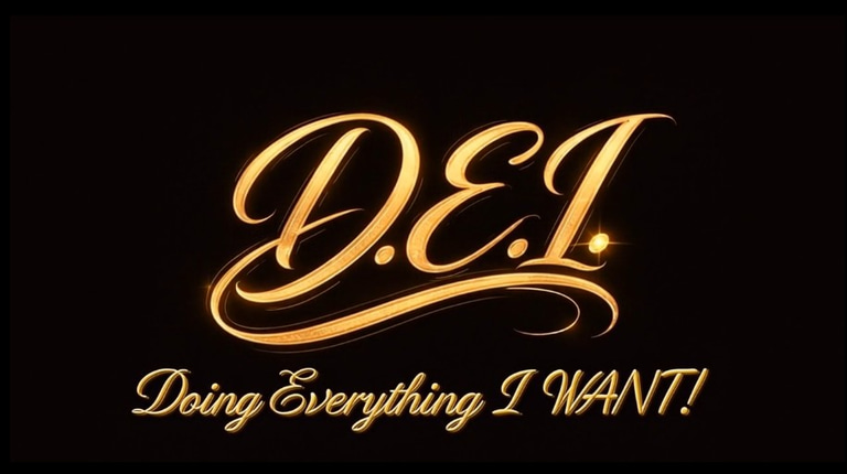 The D.E.I. Woman - Doing Everything I WANT! logo