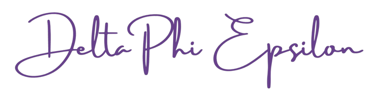 Delta Phi Epsilon logo