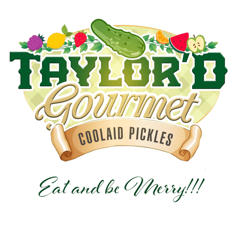 TAYLOR'D GOURMET COOL-AID PICKLES logo