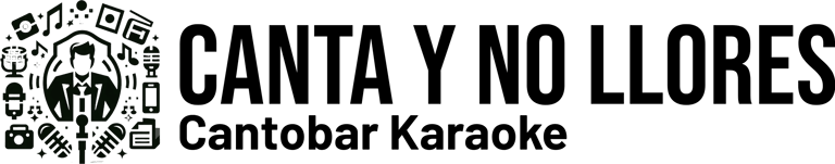 Canta y no llores karaoke logo