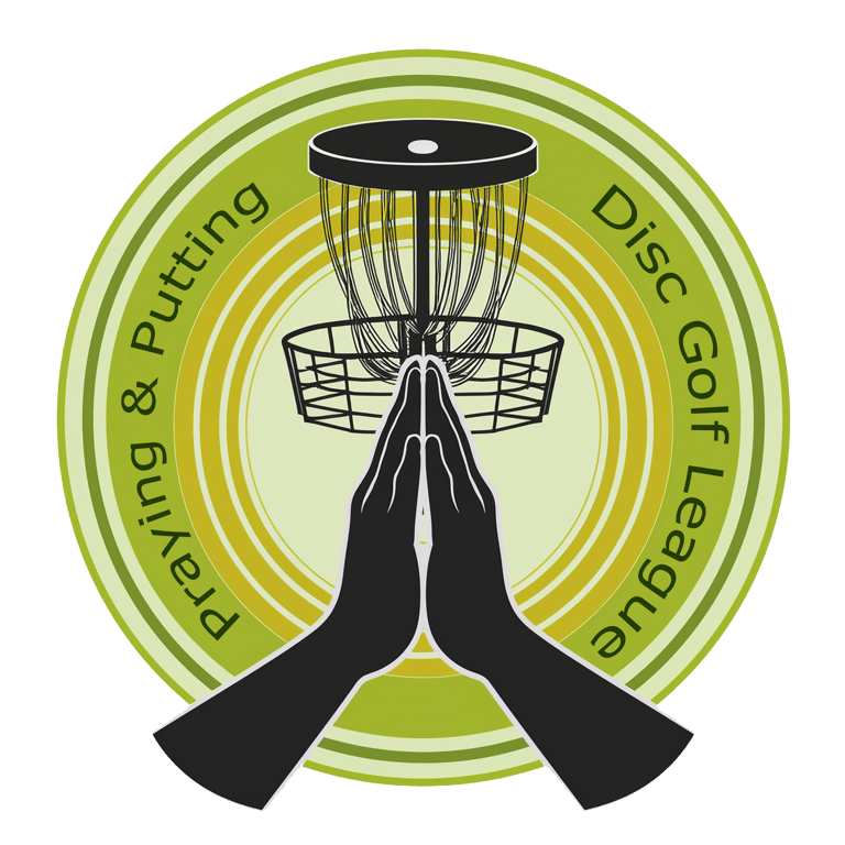 Praying & Putting Disc Golf League logo