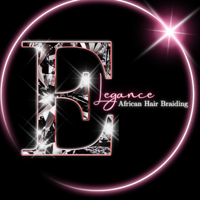 elegance  african hair braiding logo