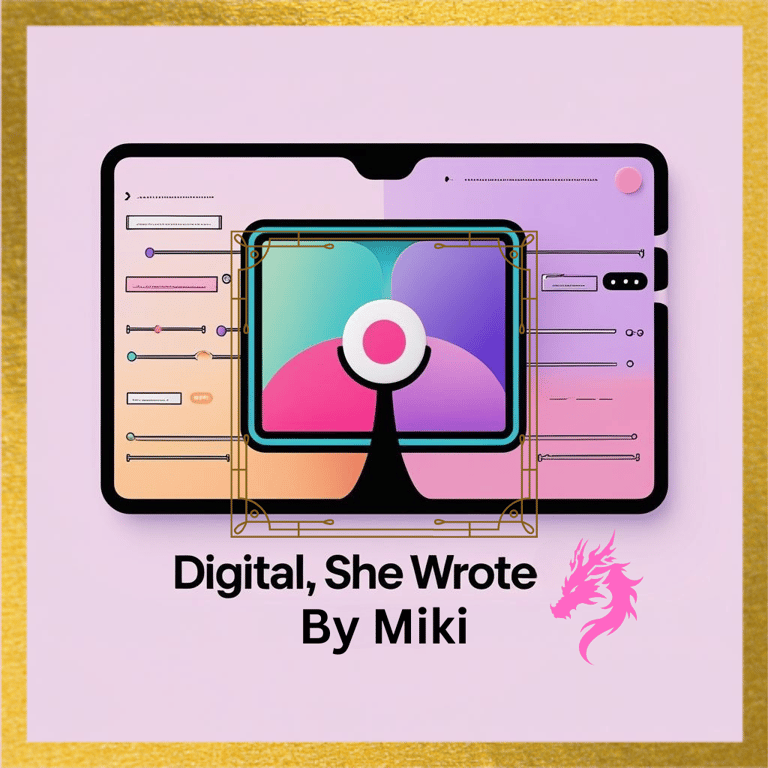 Fitness workouts planner and wellness recipe book for busy women: by Coach Miki aka Migdalia logo