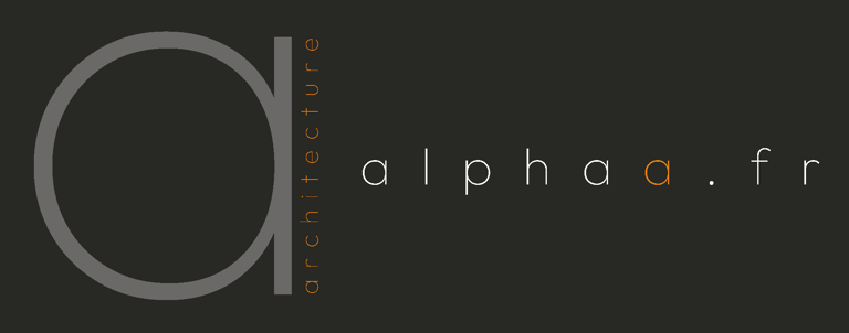 Alpha Architecture, architecture, architecture d'intérieure, architecture paysagère en Isère, en Savoie, en haute Savoie. logo