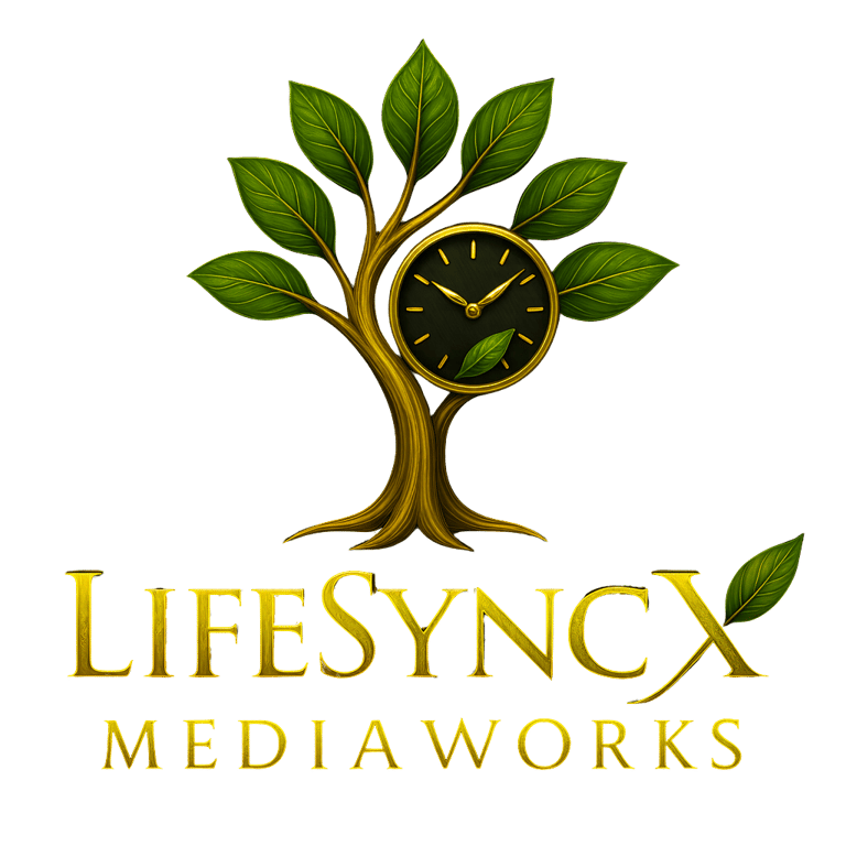 LifeSyncX Media Works logo