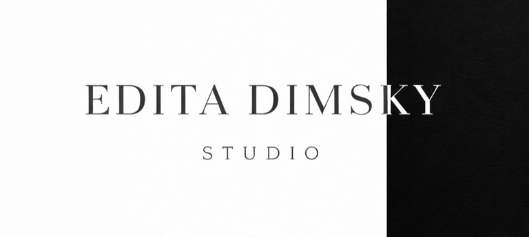 EDITA DIMSKY I Riboto leidimo drabužiai moterims logo