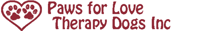 Paws For Love Therapy Dogs Inc logo