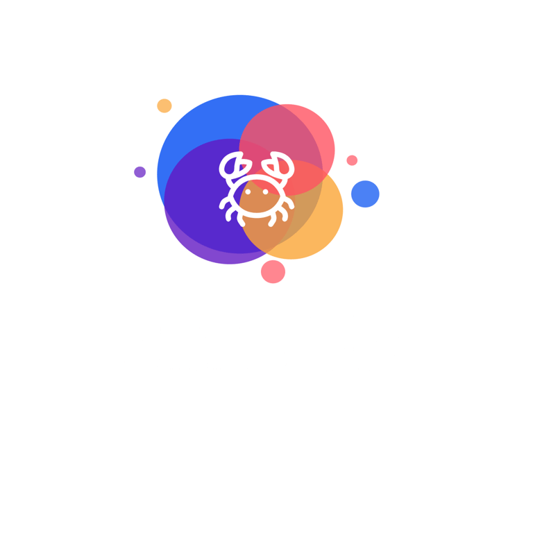 Crab 3D logo