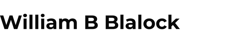 Will B. Blalock logo