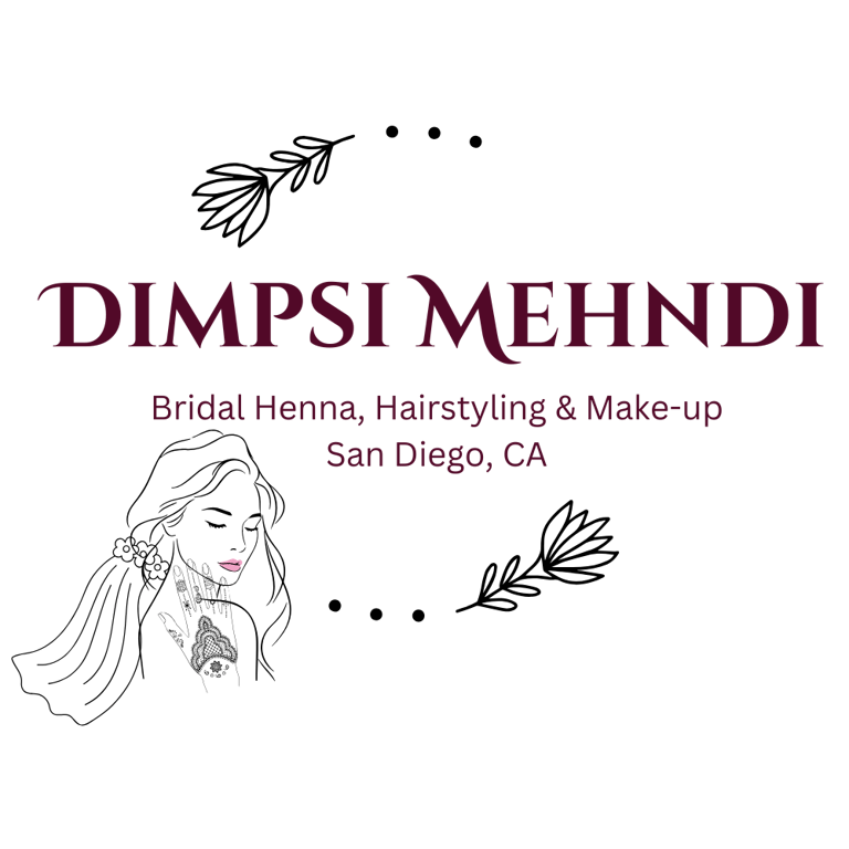 Dimpsi Mehndi, Henna artist in San Diego, Mehndi, Bridal Mehndi,  logo
