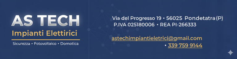 AS TECH IMPIANTI ELETTRICI logo