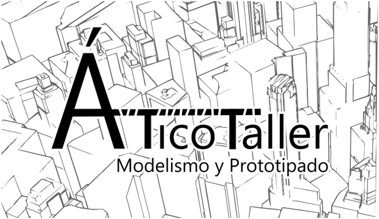Ático taller modelismo y prototipado logo