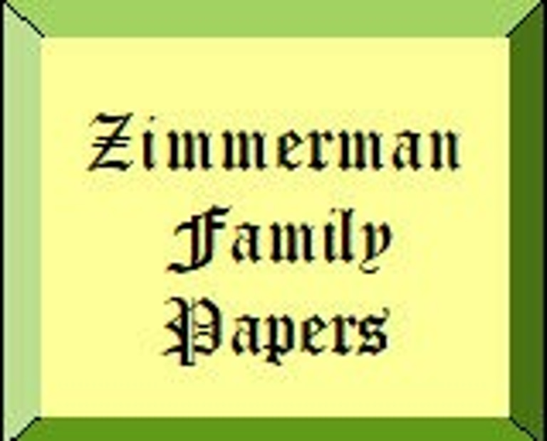 Zimmerman Family Papers logo