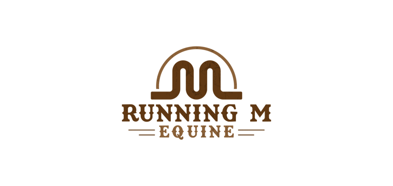 Running M Equine logo