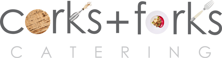 Corks + Forks Catering logo