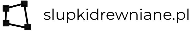 Słupki drewniane, ogrodzenia tymczasowe logo