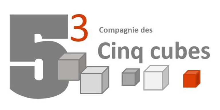 Les 5 Cubes - Compagnie théâtrale logo