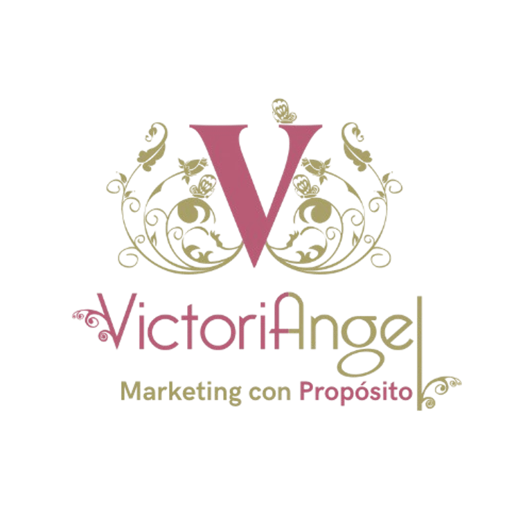 Victoria Ángel Marketing con propósito logo