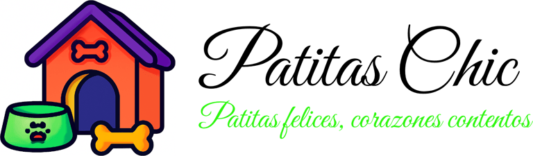 Patitas chic "Tienda de accesorios para mascotas" logo