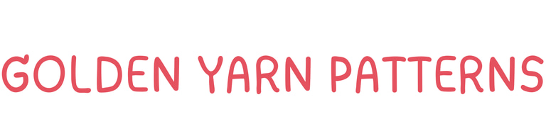 Golden yarn patterns logo