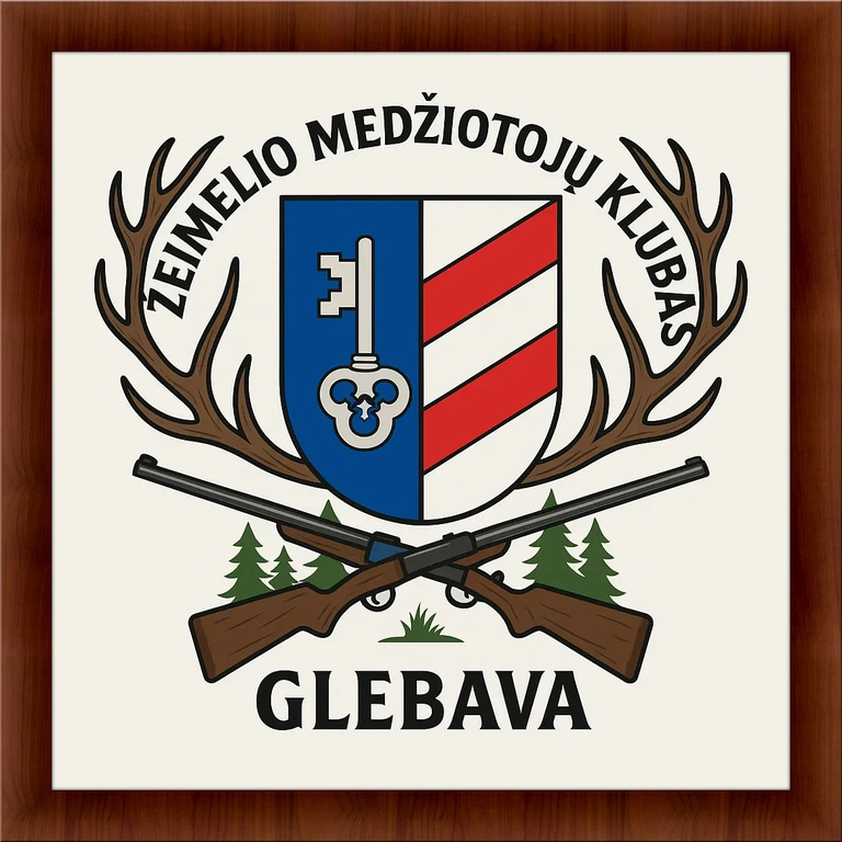 Žeimelio medžiotojų klubas "Glebava" logo