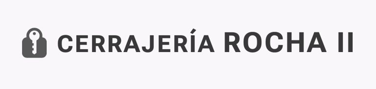 Cerrajeria Rocha 2 logo