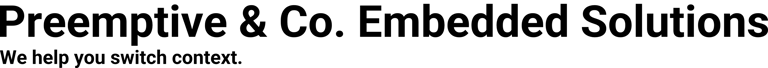 Preemptive & Co. Embedded Solutions logo