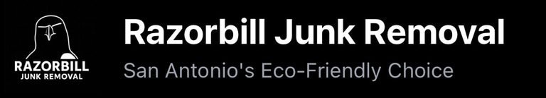 Razorbill Junk Removal logo