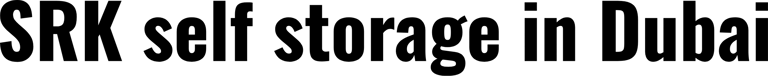 SRK self storage in Dubai logo