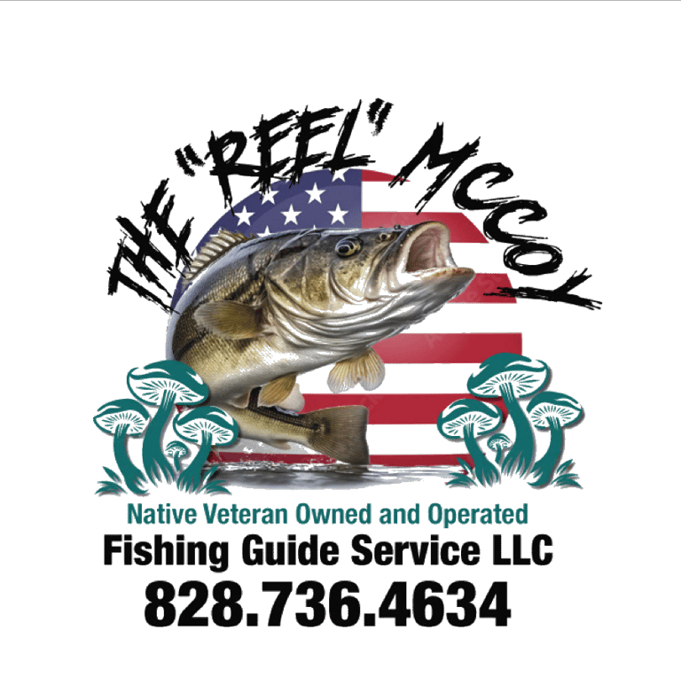 The Reel McCoy Fishing Guide Service logo