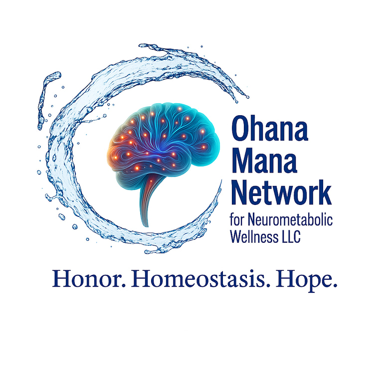Ohana Mana Network for Neurometabolic Wellness logo