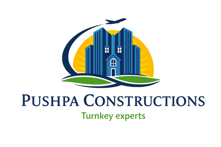 PUSHPA CONSTRUCTIONS logo