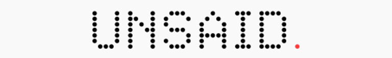 UNSAID. logo