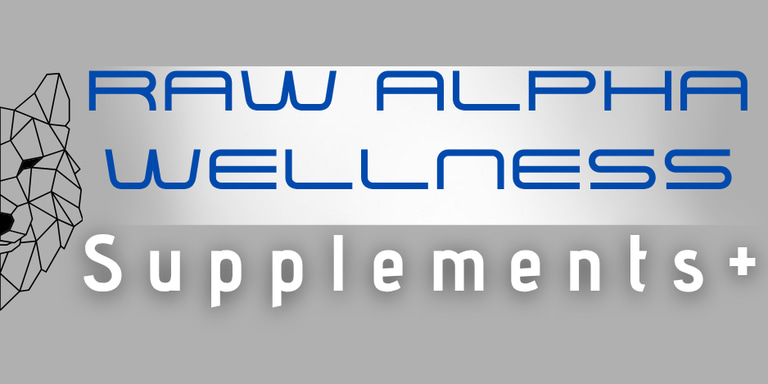 Raw Alpha Wellness Products + logo
