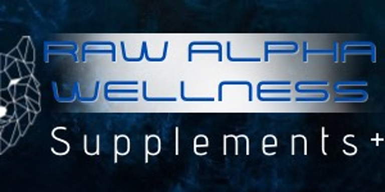 Raw Alpha Wellness Products + logo