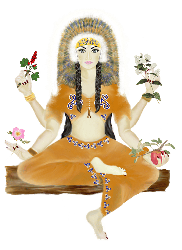 Island Goddess White Pine logo