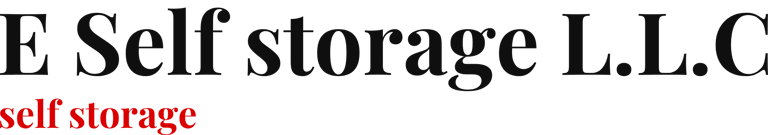 E Self storage L.L.C logo