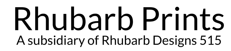 Rhubarb Prints logo