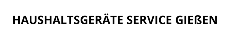 Haushaltsgeräte Service Gießen logo